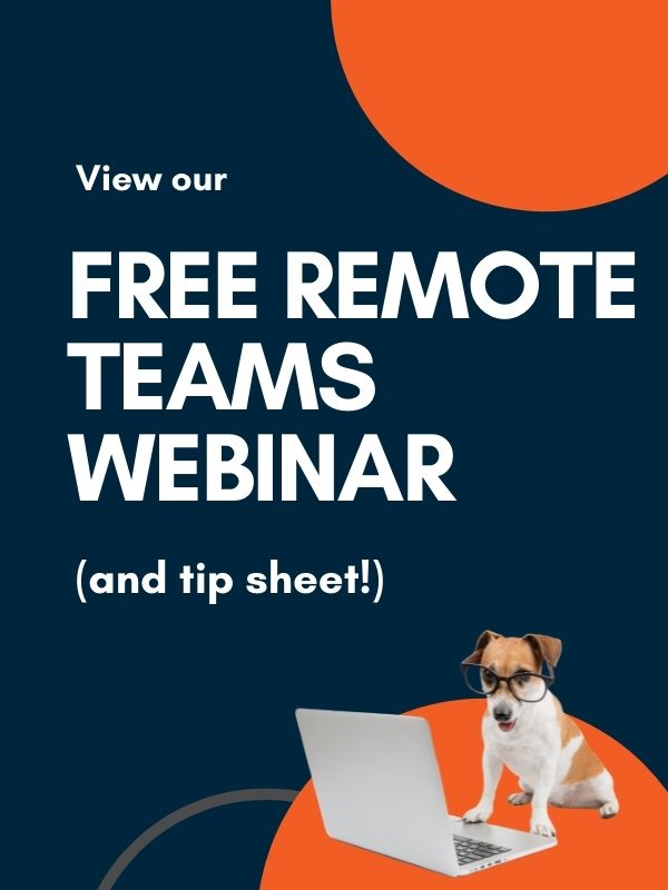 free remote teams webinar advert