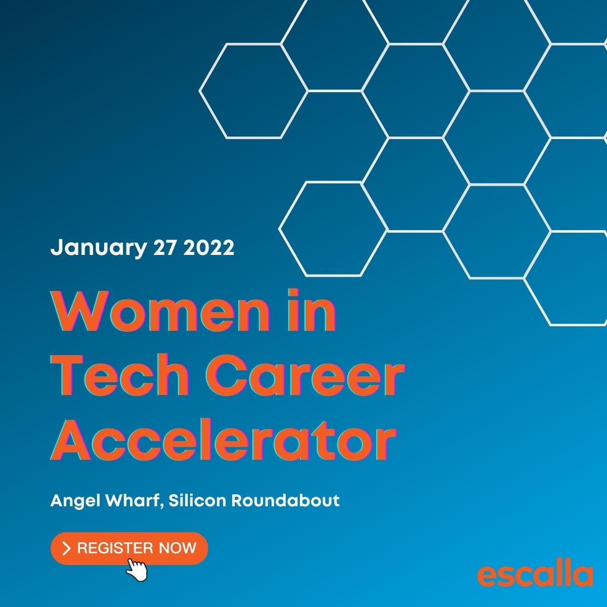 Join our Women in Tech: career accelerator event on 27 Jan 2022