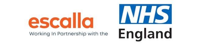 NHS escalla partnership logo