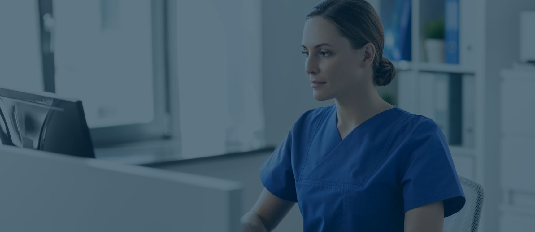 Clinician completing Sepsis e-Learning